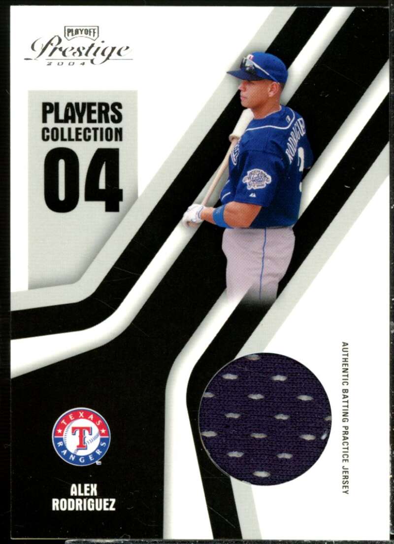 Alex Rodriguez Rgr AS Card 2004 Playoff Prestige Players Collection Jersey #5  Image 1