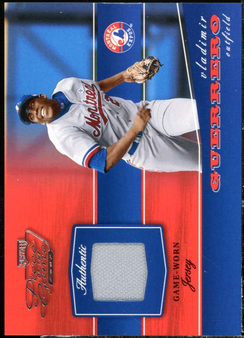 Vladimir Guerrero Grey Jsy 2002 Playoff Piece of the Game Materials Bronze #89  Image 1