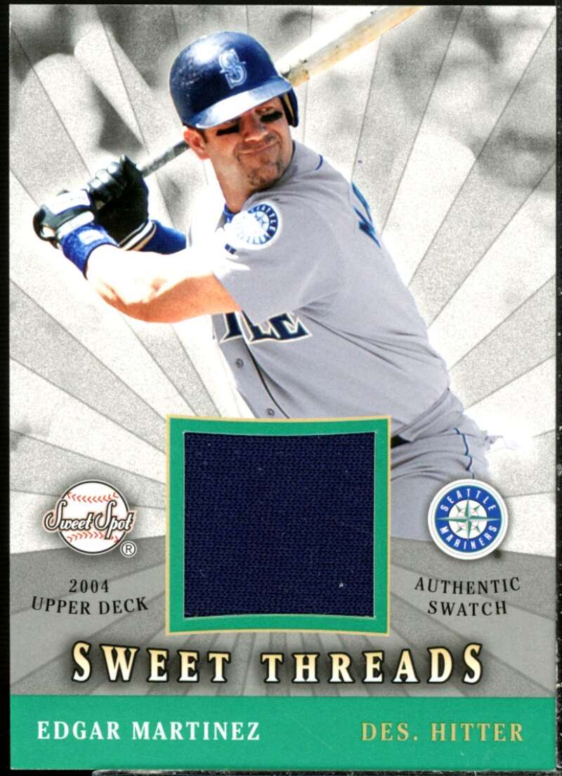 Edgar Martinez Card 2004 Sweet Spot Sweet Threads #STSEM  Image 1