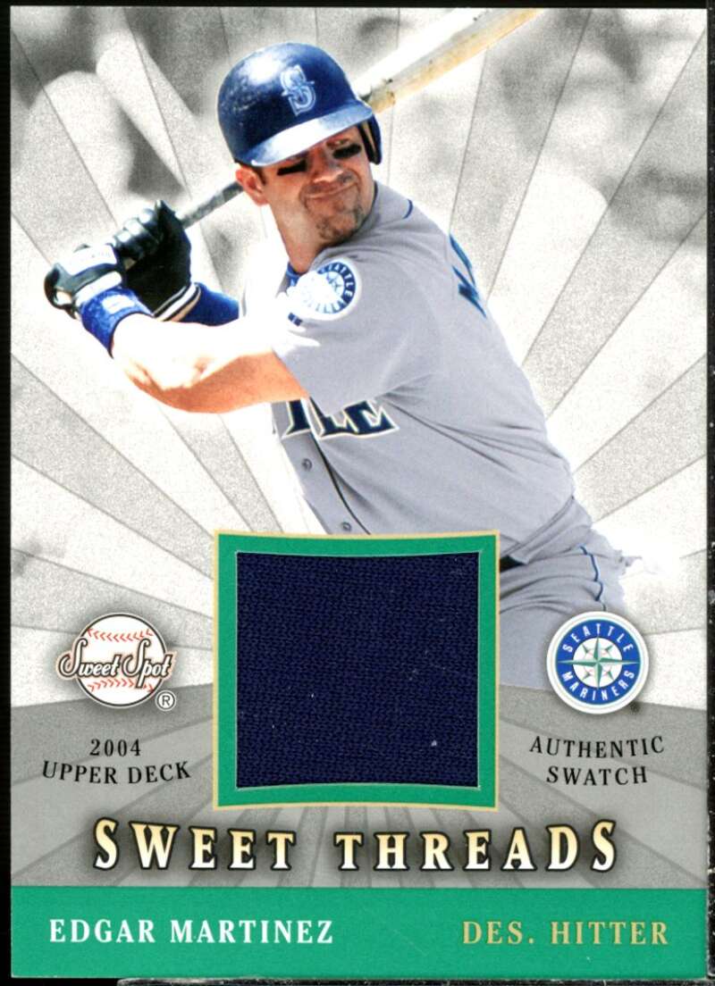 Edgar Martinez Card 2004 Sweet Spot Sweet Threads #STSEM  Image 1