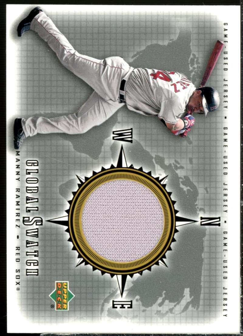 Manny Ramirez Card 2002 Upper Deck Global Swatch Game Jersey #GSMR  Image 1