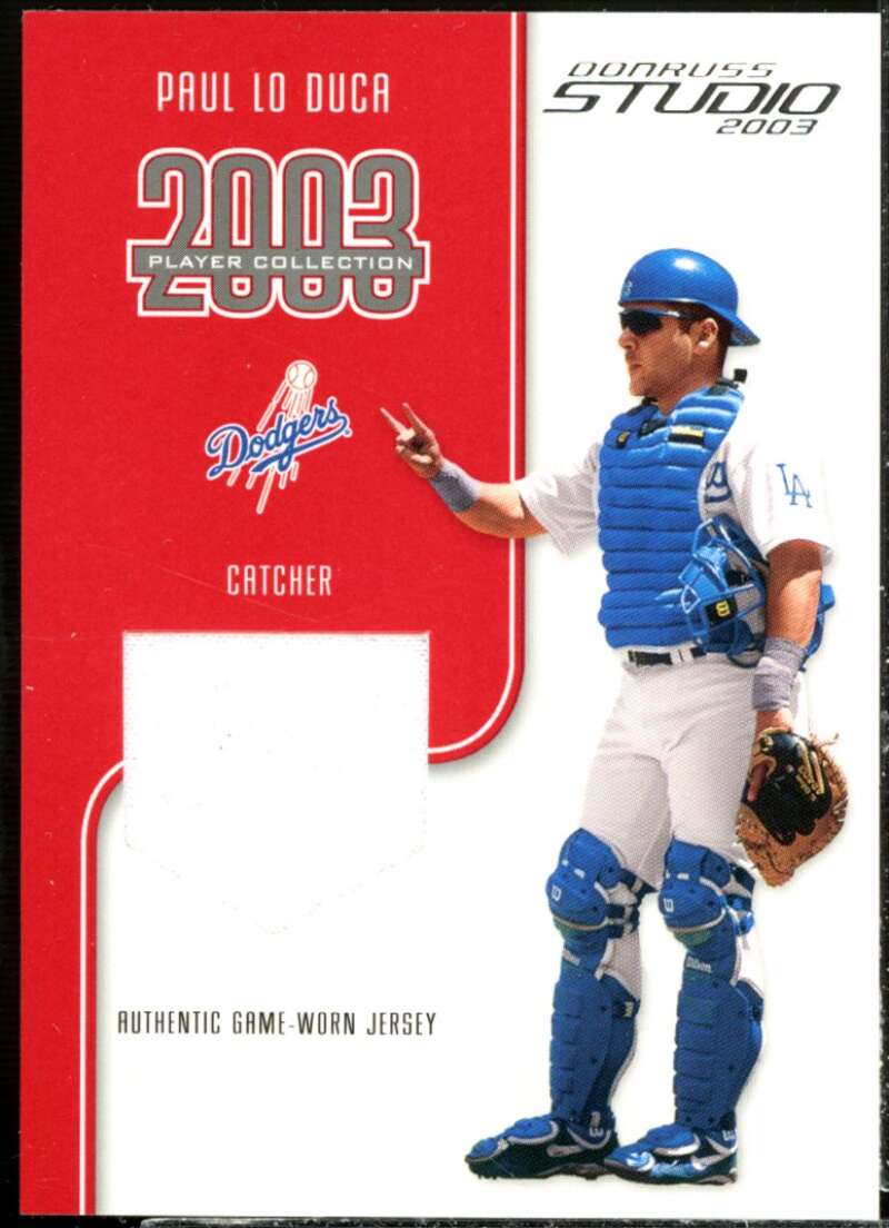 Paul Lo Duca Jsy Card 2003 Studio Player Collection #54  Image 1