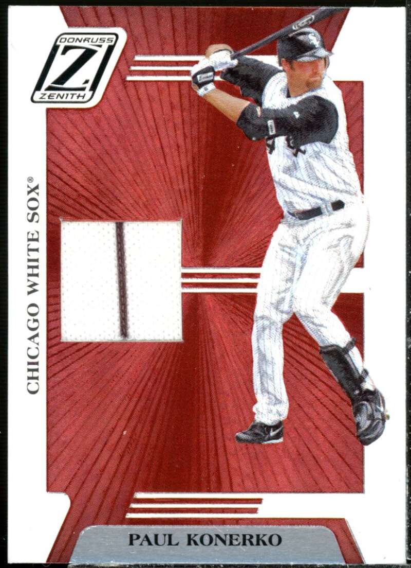 Paul Konerko Card 2005 Zenith Z-Jerseys #60  Image 1