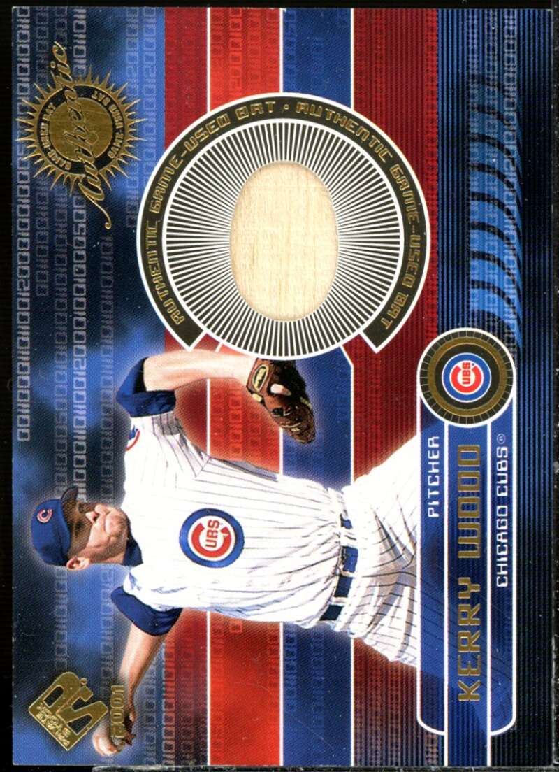 Kerry Wood Bat Card 2001 Private Stock Game Gear #38  Image 1