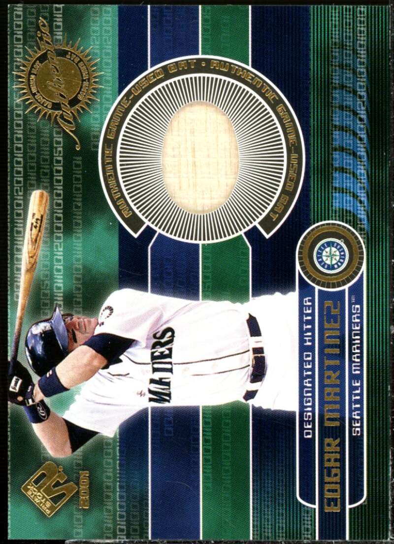 Edgar Martinez Bat Card 2001 Private Stock Game Gear #159  Image 1