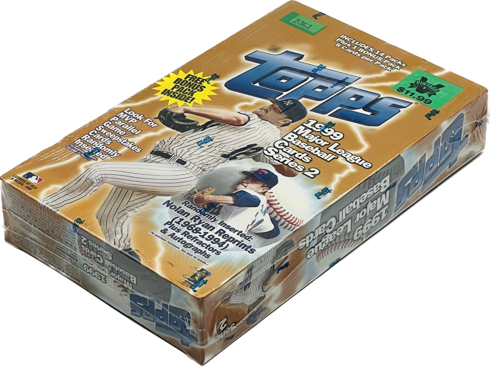 1999 Topps Series 2 Baseball 15-Pack Blaster Box Image 1