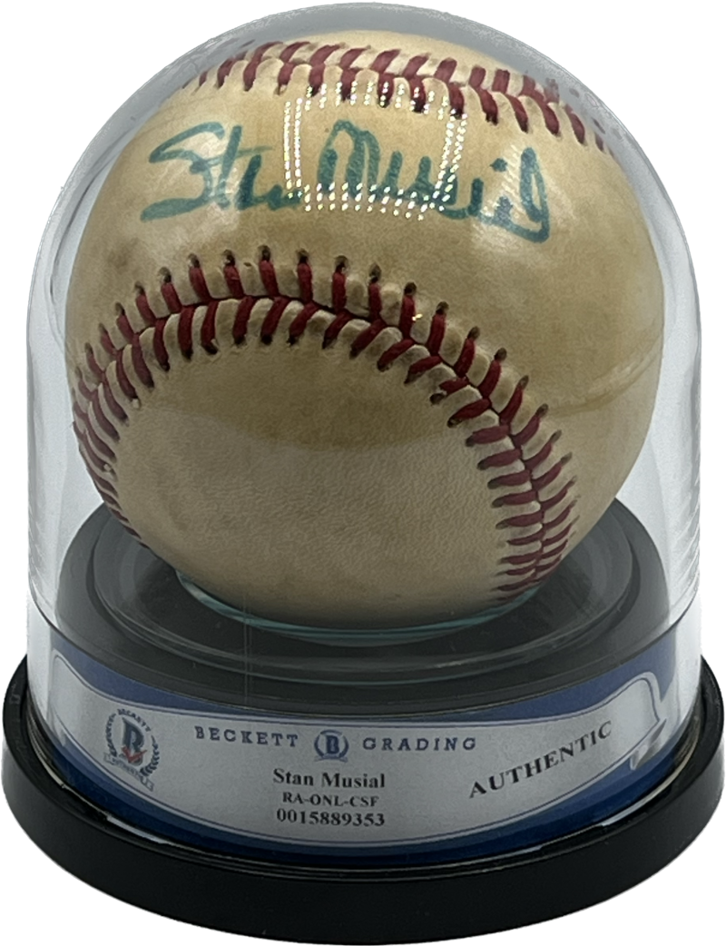 Stan Musial Autograph Auto Signed Official Major League Ball BAS Authentic Image 1