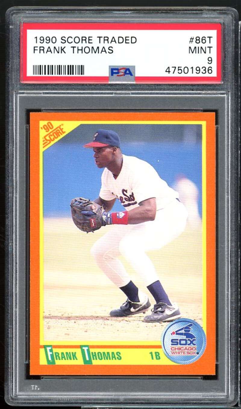 Frank Thomas Rookie Card 1990 Score Traded #86T PSA 9 Image 1