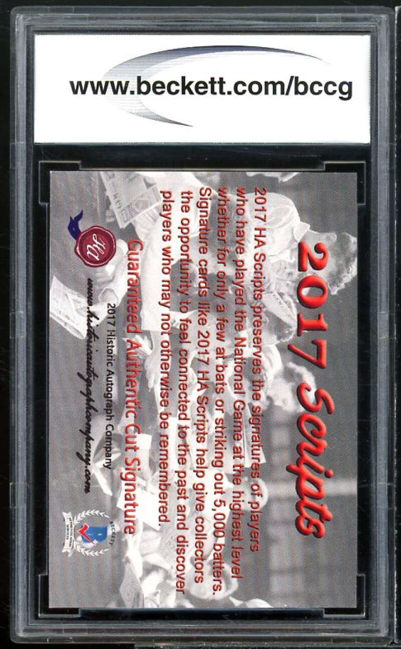 Steve Christmas 2017 Historic Autographs Scripts #nno BGS BCCG Authentic Image 2