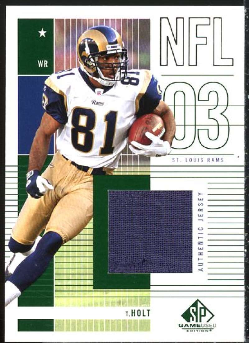 Torry Holt JSY Card 2003 SP Game Used Edition #147  Image 1