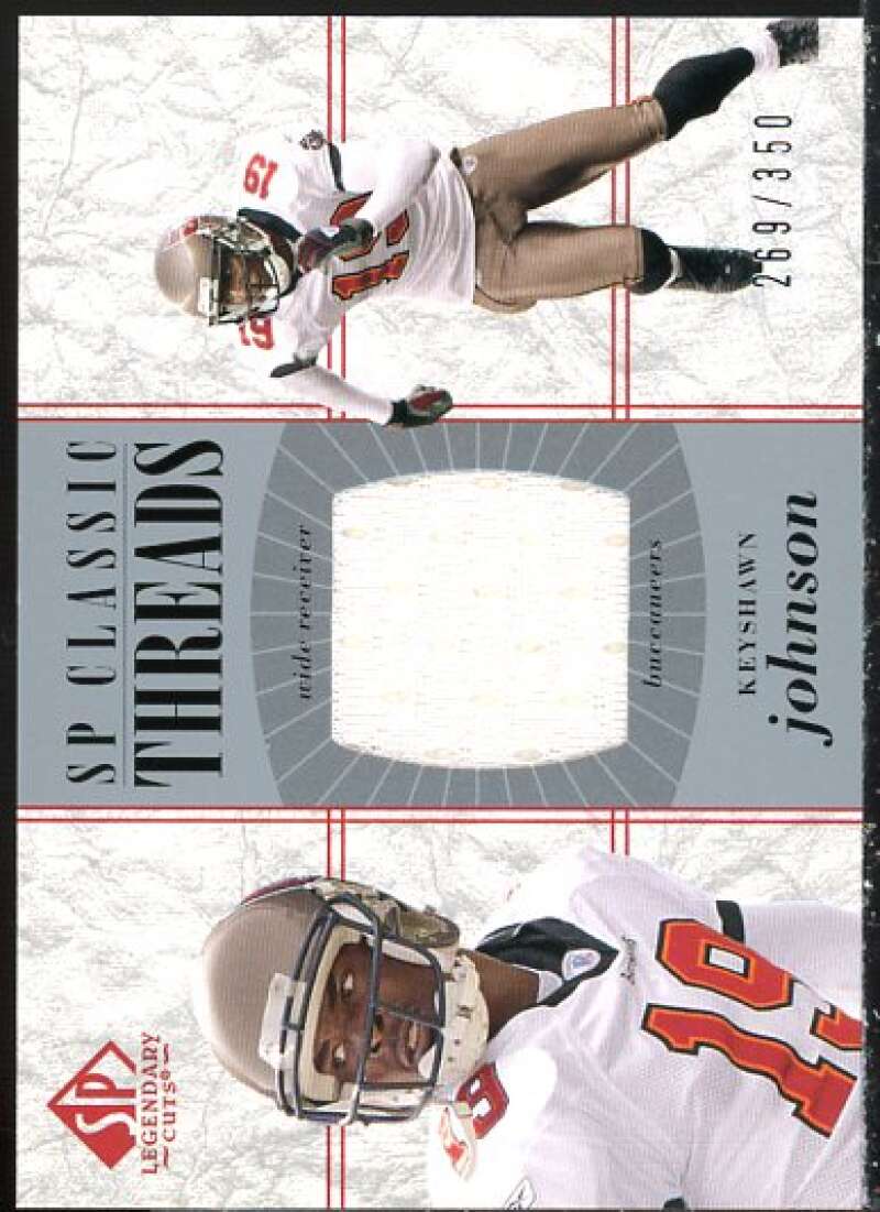 Keyshawn Johnson Card 2002 SP Legendary Cuts SP Classic Threads #CCKJ  Image 1