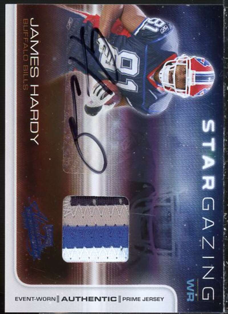 James Hardy Card 2008 Absolute Memorabilia Star Gazing Materials Autographs #26  Image 1