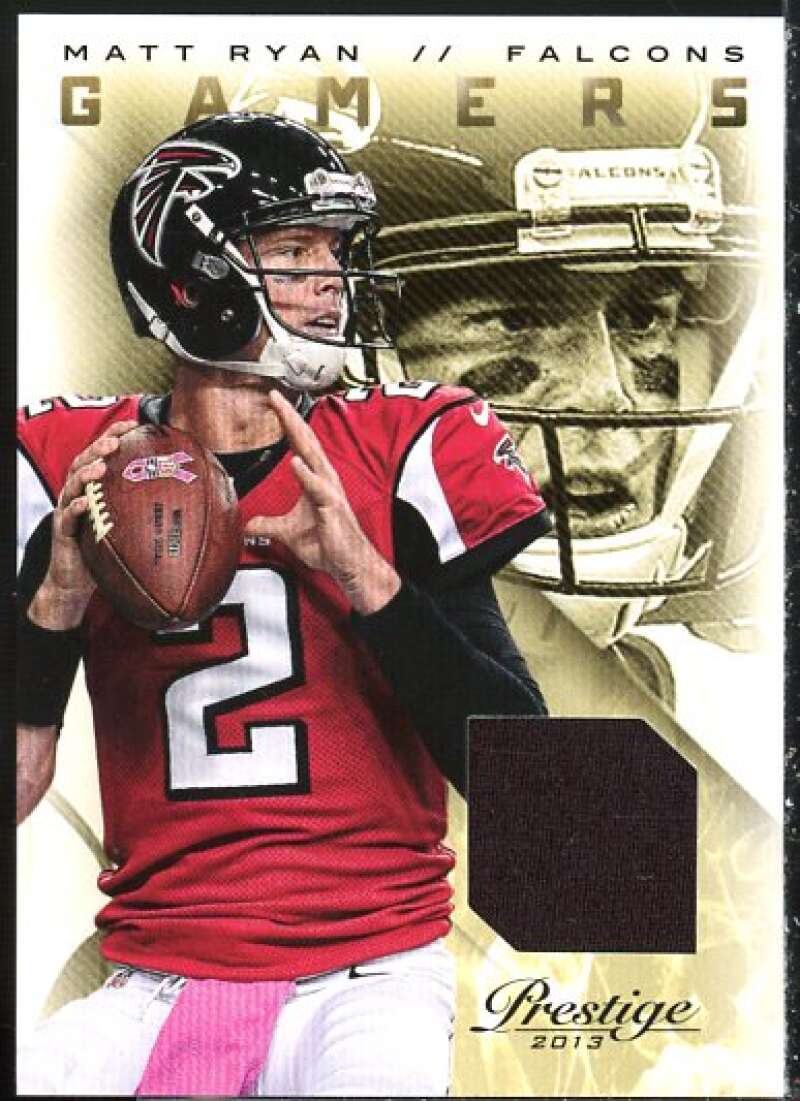 Matt Ryan Card 2013 Prestige Gamers Materials #67  Image 1