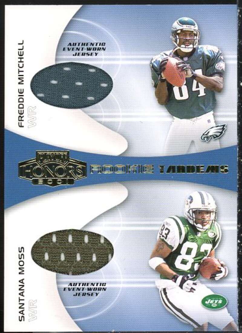 Freddie Mitchell/Santana Moss 2001 Playoff Honors Rookie Tandem Jerseys #RT10  Image 1