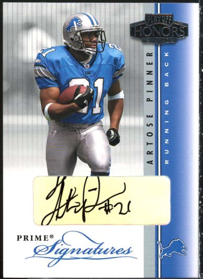 Artose Pinner Card 2003 Playoff Honors Prime Signatures #PS57  Image 1