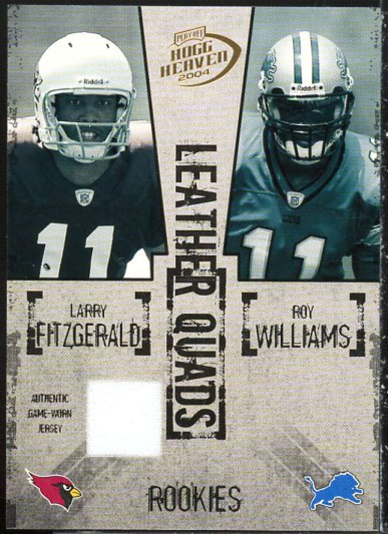 Fitzgerald/Williams/Williams/Evans 2004 Hogg Heaven Leather Quads Jerseys #LQ23  Image 1