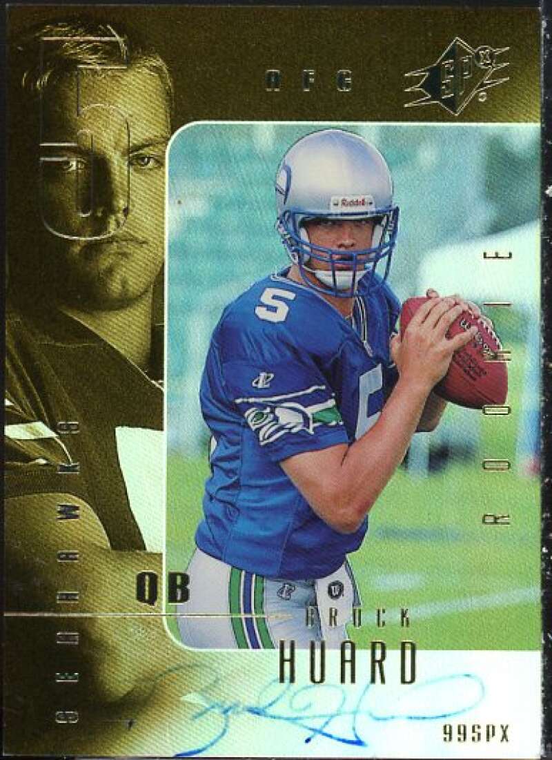 Brock Huard AU Rookie Card 1999 SPx #128  Image 1
