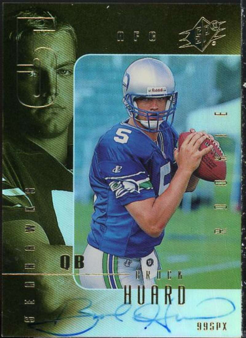 Brock Huard AU Rookie Card 1999 SPx #128  Image 1