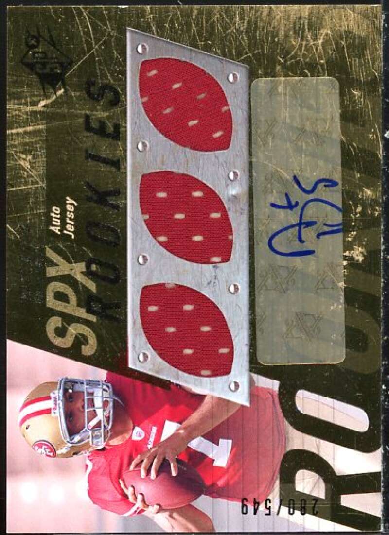 Nate Davis JSY AU Rookie Card 2009 SPx #113  Image 1