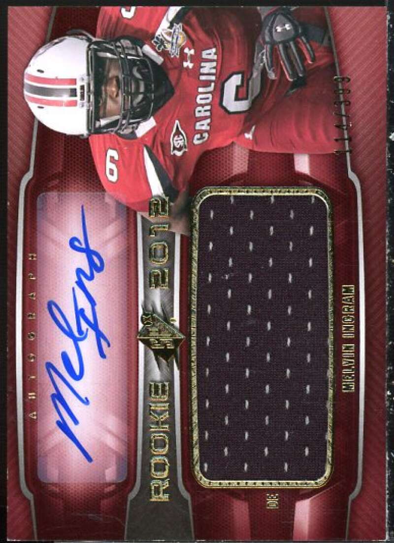 Melvin Ingram JSY AU Card 2012 SPx #74  Image 1