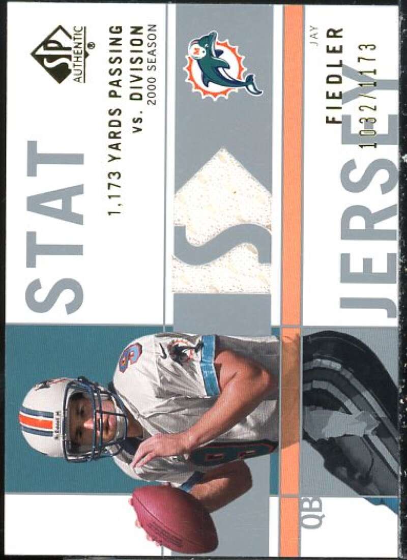 Jay Fiedler Card 2001 SP Authentic Stat Jerseys #SPJF2  Image 1