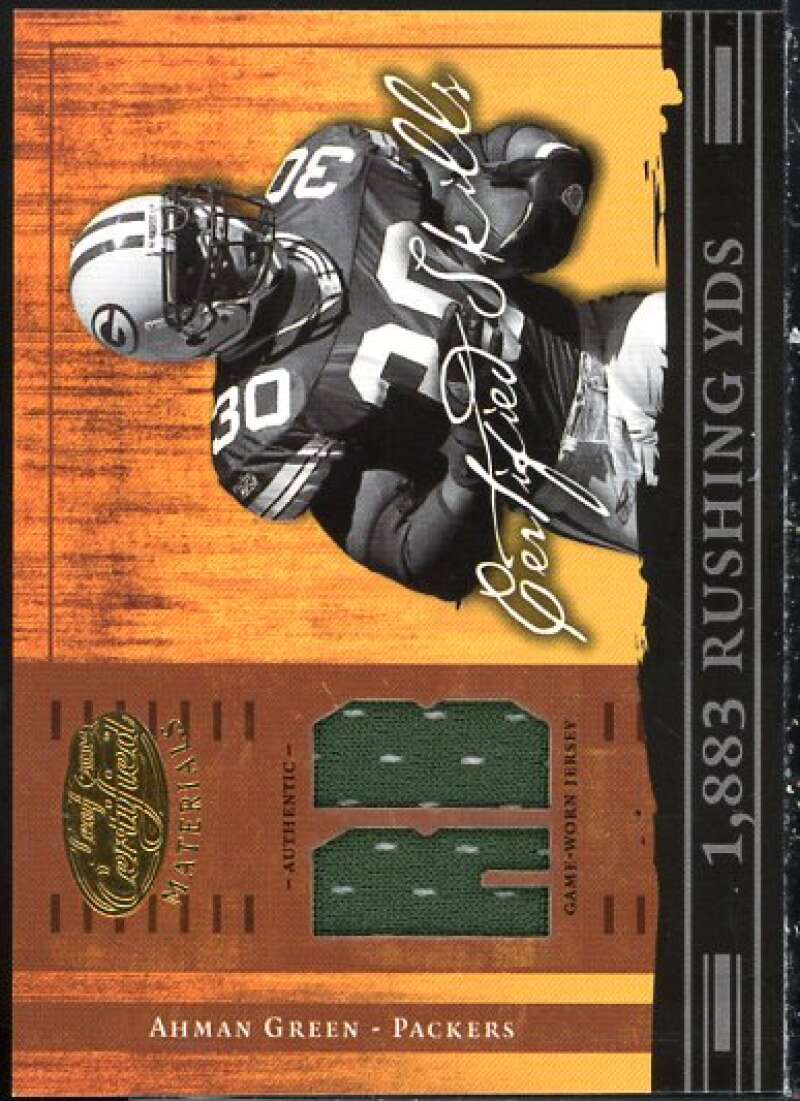 Ahman Green 2004 Leaf Certified Materials Certified Skills Jersey Position #CS21  Image 1