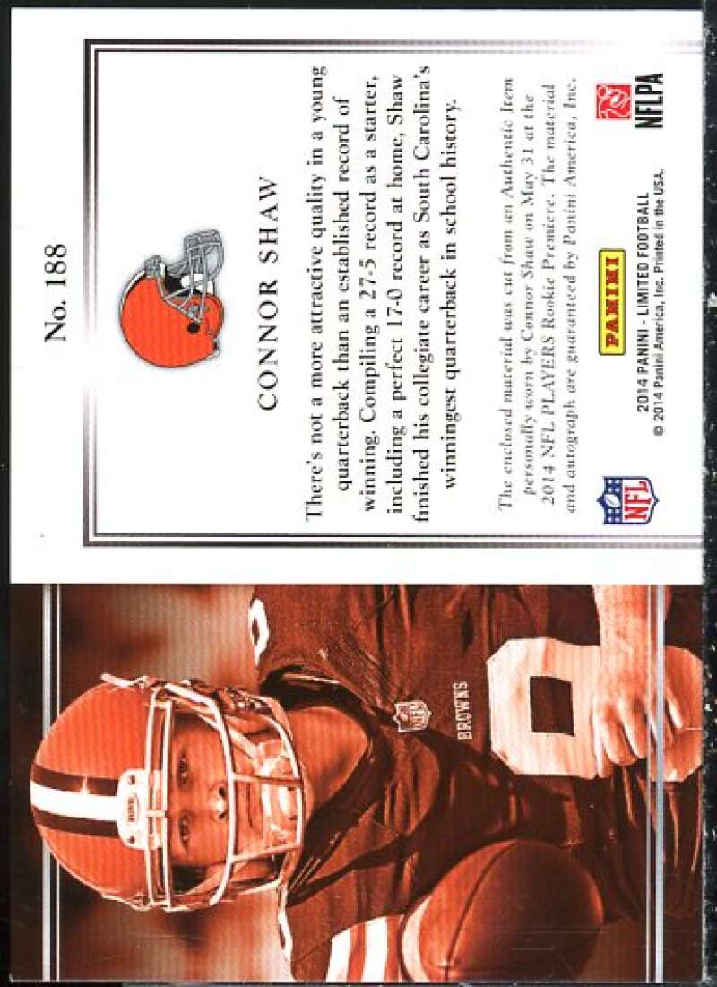 Connor Shaw JSY AU Card 2014 Limited Silver Spotlight #188B  Image 2