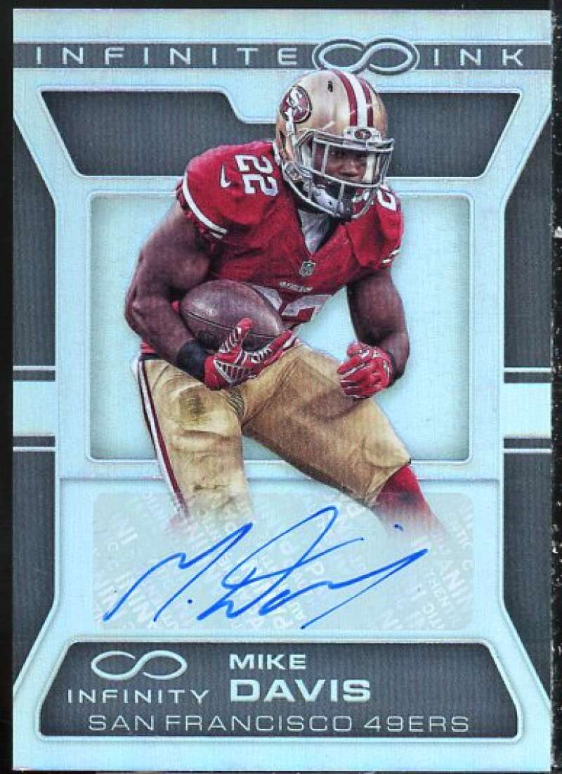 Mike Davis Card 2016 Panini Infinity Infinite Ink #14  Image 1