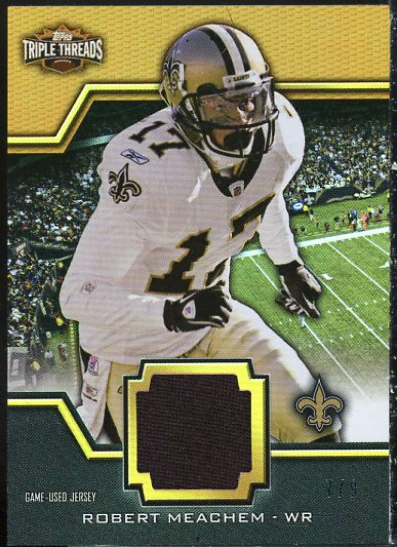 Robert Meachem Card 2011 Topps Triple Threads Unity Relics Gold #TTUSR169  Image 1