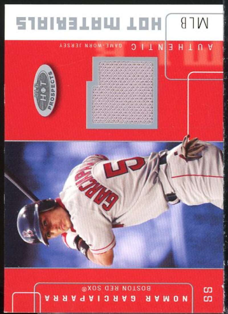 Nomar Garciaparra Jsy Card 2003 Hot Prospects MLB Hot Materials #NG  Image 1