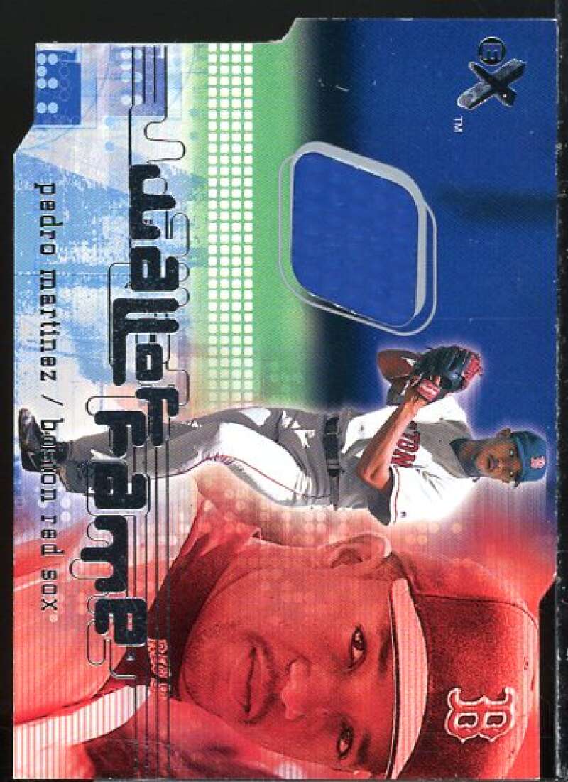 Pedro Martinez Card 2001 E-X Wall of Fame #19  Image 1