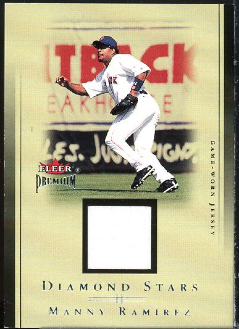 Manny Ramirez Jsy Card 2002 Fleer Premium Diamond Stars Game Used #2  Image 1