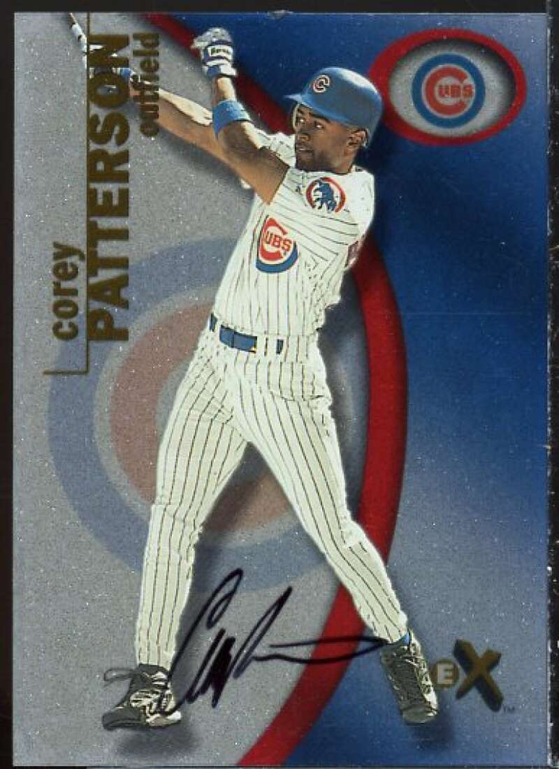 Corey Patterson Card 2001 E-X Prospect Autographs #102  Image 1