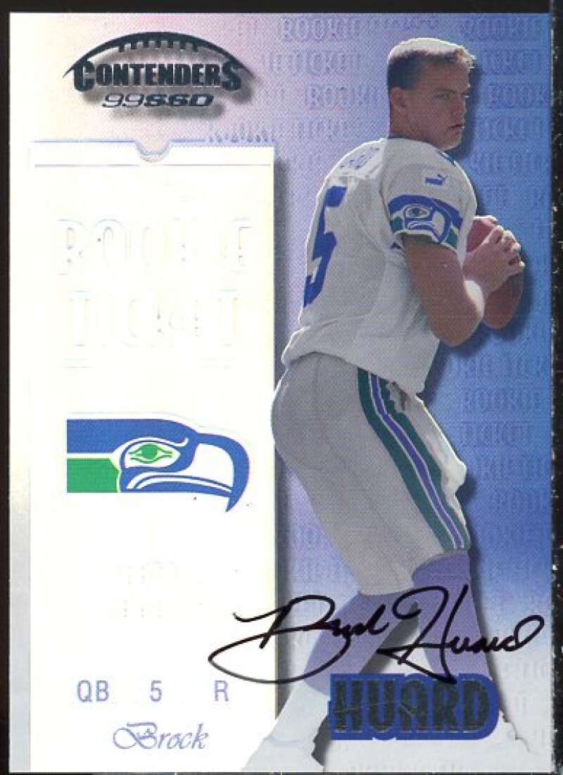 Brock Huard AU/1325* Rookie Card 1999 Playoff Contenders SSD #150  Image 1