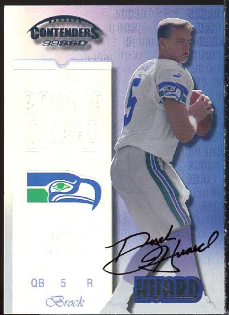Brock Huard AU/1325* Rookie Card 1999 Playoff Contenders SSD #150  Image 1