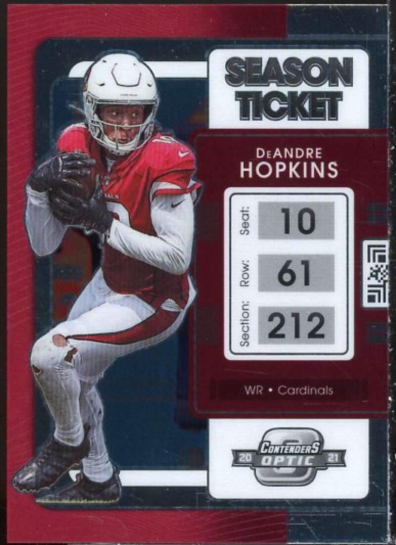 DeAndre Hopkins Card 2021 Panini Contenders Optic #16  Image 1