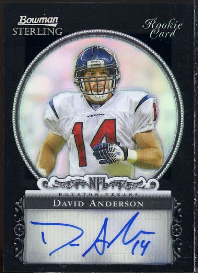 David Anderson AU Rookie Card 2006 Bowman Sterling #DAN  Image 1