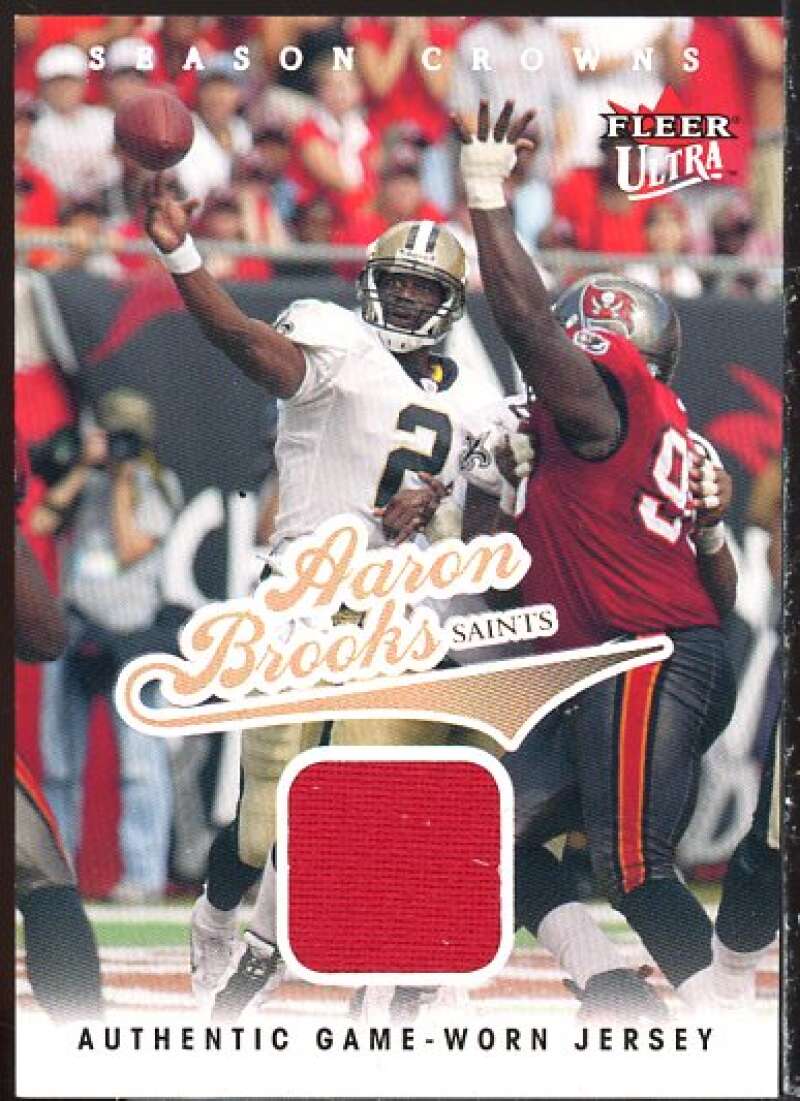 Aaron Brooks Card 2004 Ultra Season Crowns Game Used Silver #50  Image 1
