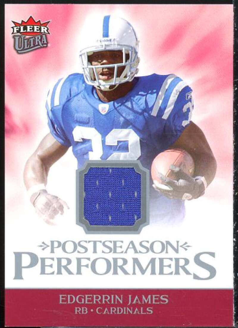 Edgerrin James Card 2006 Ultra Postseason Performers Jerseys #UPPEJ  Image 1