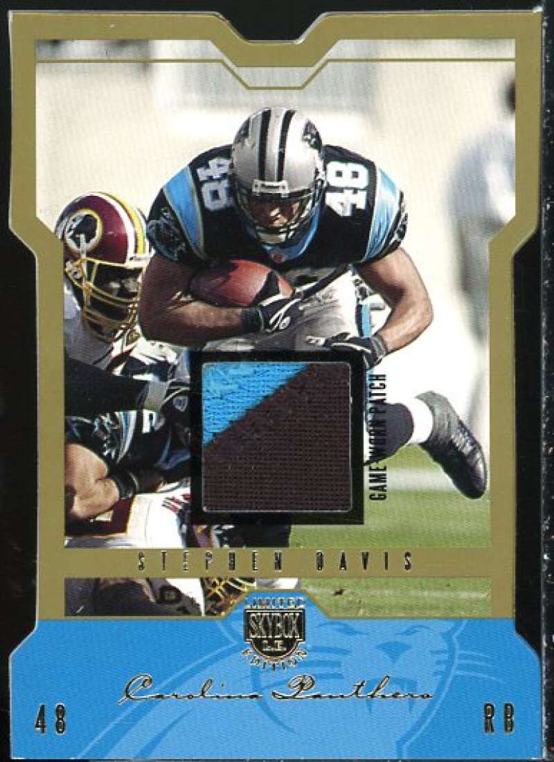 Stephen Davis Card 2004 SkyBox LE Jersey Gold Patch #55  Image 1