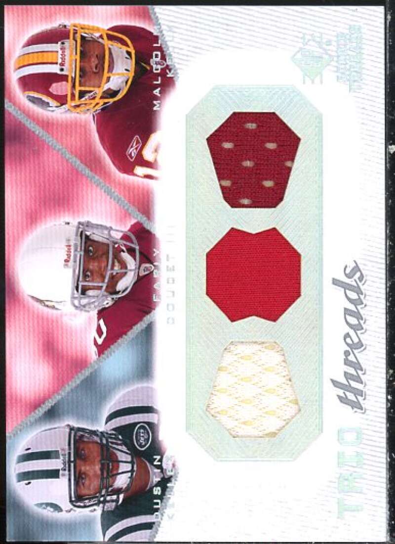 Dustin Keller/Early Doucet/Kelly 2008 SP Rookie Threads Trio Threads 60 #TTKDK  Image 1