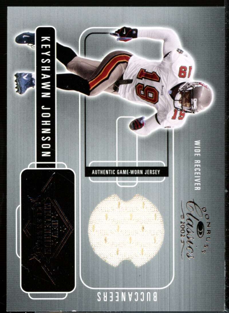 Keyshawn Johnson 2002 Donruss Classics New Millennium Classics Jerseys #NM25  Image 1