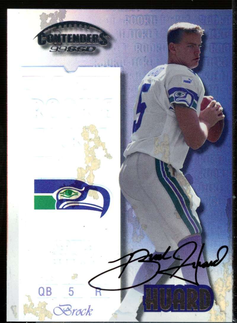 Brock Huard AU/1325* Rookie Card 1999 Playoff Contenders SSD #150  Image 1