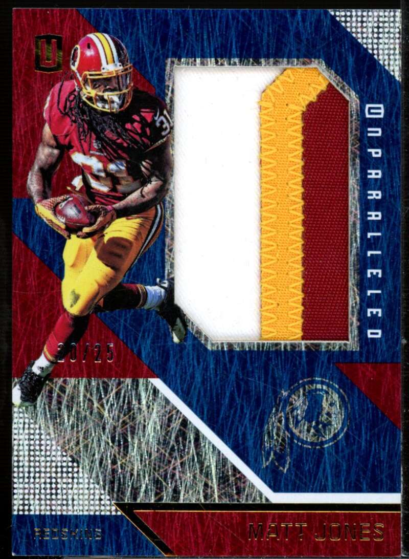 Matt Jones Card 2016 Panini Unparalleled Jumbo Jerseys #48  Image 1