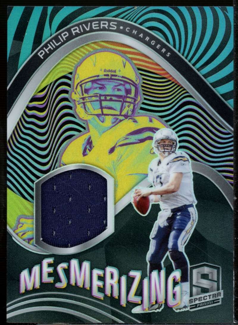 Philip Rivers Card 2021 Panini Spectra Mesmerizing Materials #22  Image 1
