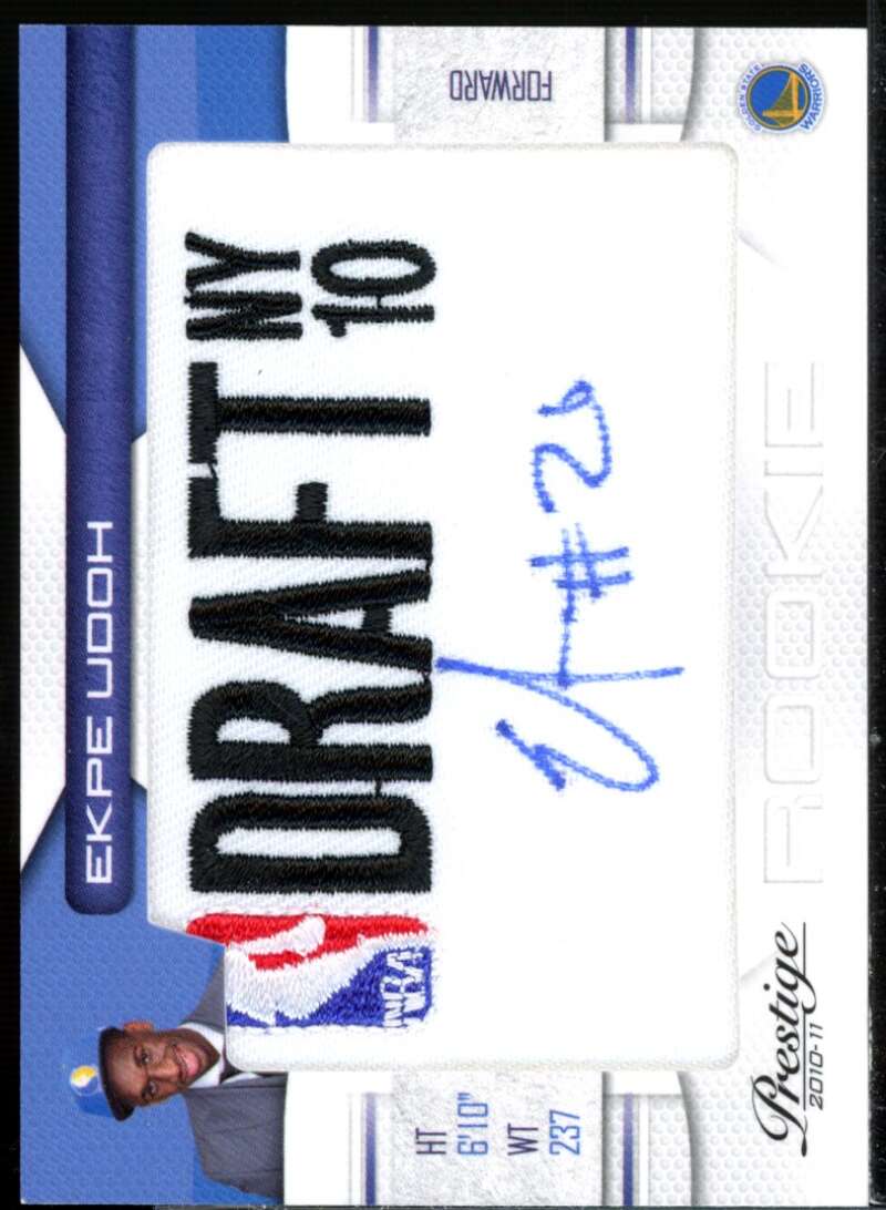 Ekpe Udoh Rookie Card 2010-11 Prestige NBA Draft Class Signatures #6  Image 1