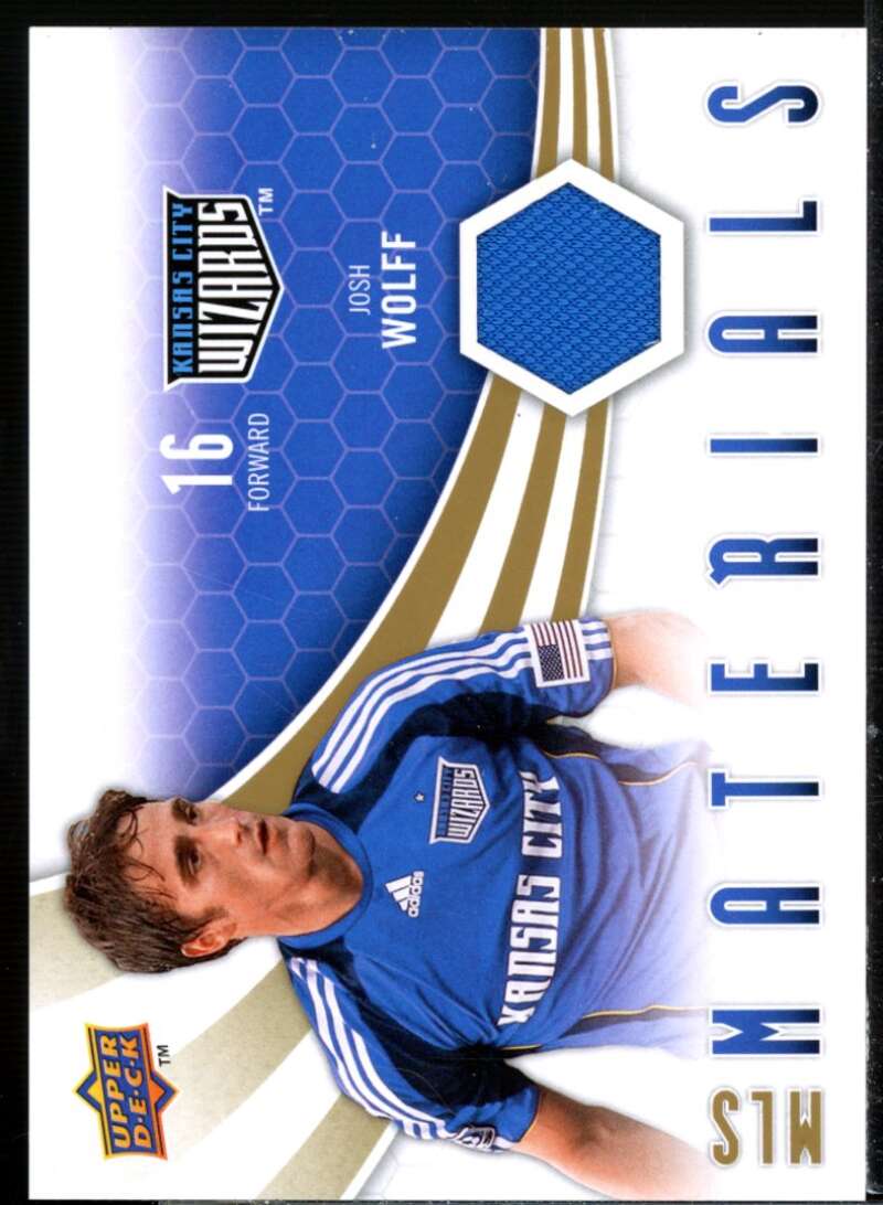 Josh Wolff Card 2010 Upper Deck MLS Materials #JW  Image 1