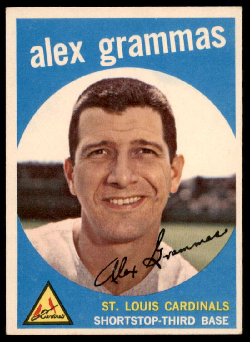Alex Grammas Card 1959 Topps #6  Image 1