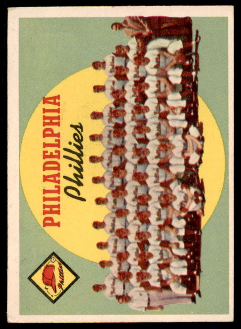 Philadelphia Phillies CL Card 1959 Topps #8  Image 1