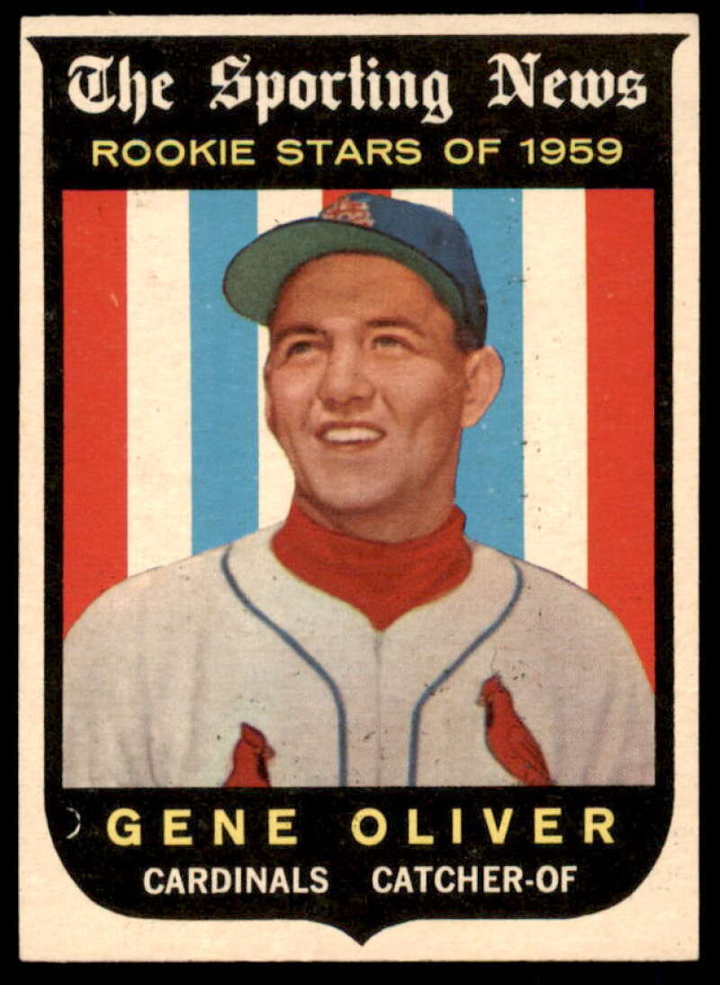 Gene Oliver RS Rookie Card 1959 Topps #135  Image 1